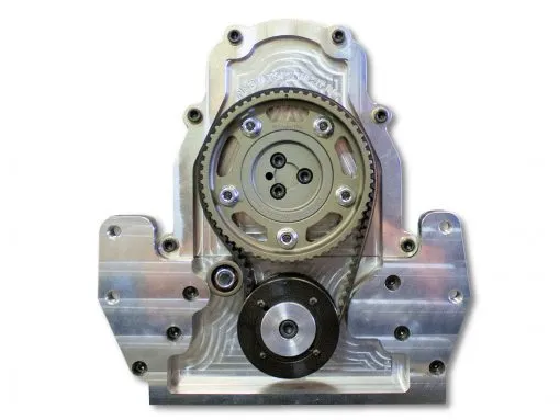 [5203] #5203 - LSX Chevy Raised Cam Camshaft Belt Drive - BBC Accessory Mount Pads