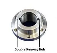 [10008-1/4-X-2] Double Key Damper - 1/4" x 2
