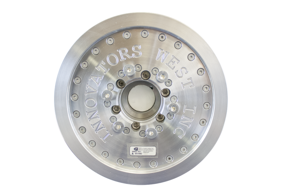 [844] #844 - LSX 10-Rib Harmonic Damper for LS1/2/3/6 Corvette, Pontiac G8 and CTS-V - 10% Overdrive (Standard Hub)