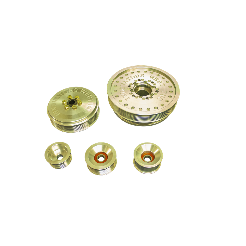 [989-KIT] LS1 GTO 8-Rib Drive Conversion Kit with 10% Overdrive Damper #989 (Standard Hub, #1031 8-Rib Standard)