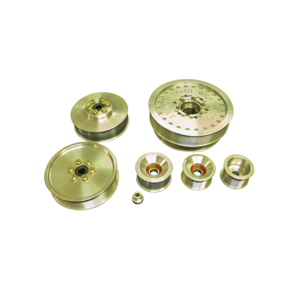 LS1, LS2, LS6 Corvette 10 Rib Drive Conversion Kit with 10% Overdrive Damper #903
