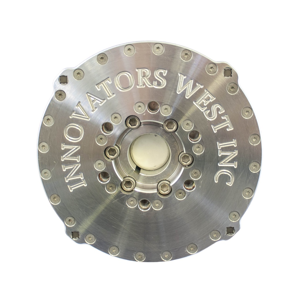 [211-STEEL] #211 - Ford Hemi 7 Inch Pro Stock Light Weight Harmonic Damper (BBF Crank Snout, Steel Hub)