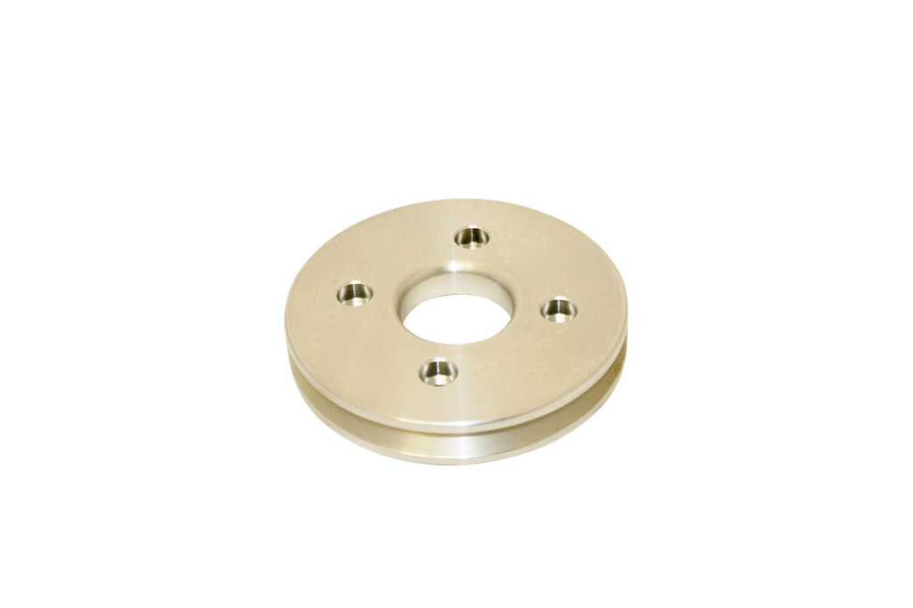 [917] Small Block Ford and Y-Block Billet Aluminum 4 Bolt V-Belt Crank Pulley
