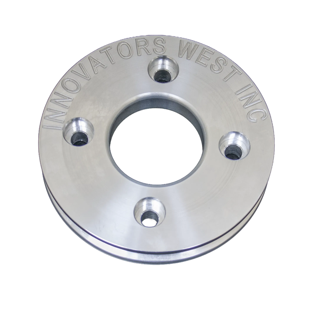 [917] Small Block Ford and Y-Block Billet Aluminum 4 Bolt V-Belt Crank Pulley