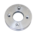 Small Block Ford and Y-Block Billet Aluminum 4 Bolt V-Belt Crank Pulley